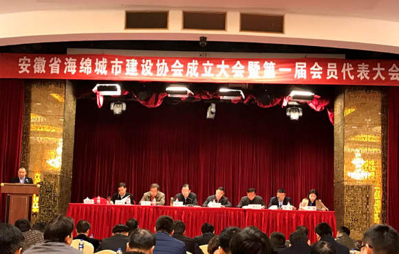 国祯环保受邀参与安徽省海绵城市建设协会成立大会