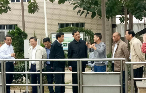 省人大常委会副主任宋卫平一行光临国祯环５鞑榱斓脊ぷ