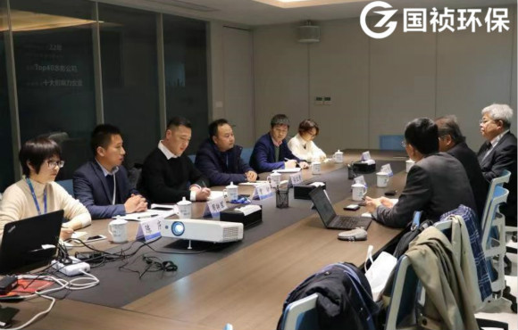 日本旭化成株式会社麻?幸雄一行光临国祯环５鞑榛セ