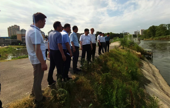 省生态环境；ざ讲熳榈揭嫜袅入湖口水质提升站查抄工作