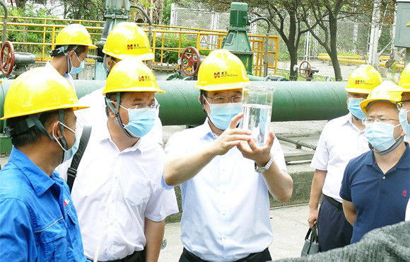 集团公司党委常委、副总经理胡乃民调研富联官网麦王环境